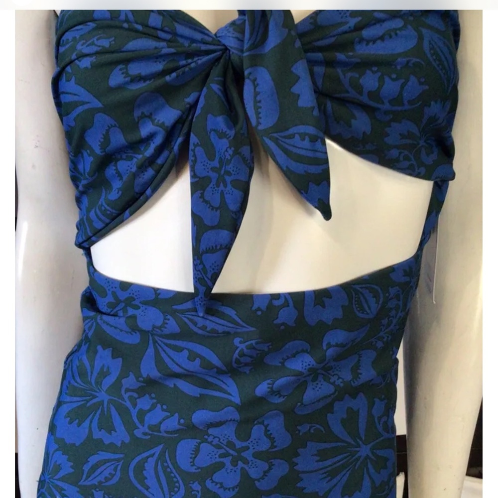Mikoh one piece  cut out tropical print swimsuit XL